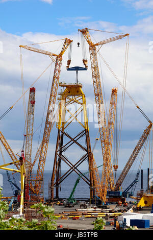 Burntisland Fabrications. Methil. Fife. Schottland Stockfoto