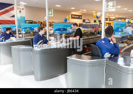 Aldi Supermarkt, Aigburth Stockfoto