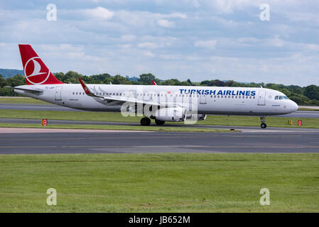 Turlish Airlines Flugzeug namens Diyarbakir Stockfoto