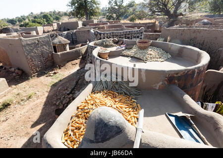 Lebensstil in ländlichen Dorf in Burkina Faso Stockfoto