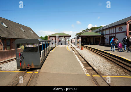 Ravenglass & Eskdale Schmalspurbahn, Cubria, UK, GB Stockfoto