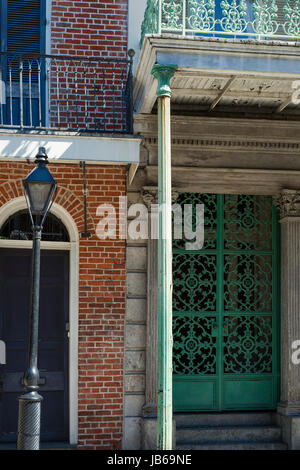 Architektonische Details in New Orleans Stockfoto