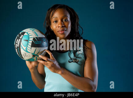 Pamela Asibie Cookey, englische Netball Spieler Stockfoto