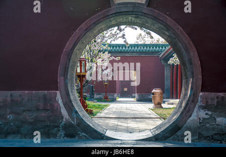 Beijin, Beijin, China. 9. Juni 2017. Palast der Abstinenz liegt im Nordwesten des kreisrunden Hügel Altars und neben dem Westtor des Parks von der Temple of Heaven. Es war ein Ort für den Kaiser aus der Nahrung zu enthalten, bevor die verehren Himmel Zeremonie begann. Es verfügt über mehrere markante Gebäude, wie der Beamless-Halle, der Rest-Palast und den Glockenturm. Bildnachweis: SIPA Asien/ZUMA Draht/Alamy Live-Nachrichten Stockfoto