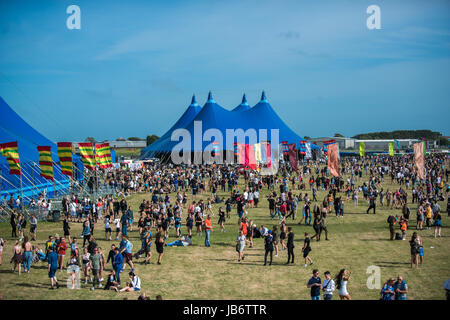 Stadtflughafen Brighton, Brighton, West Sussex, Vereinigtes Königreich. 9. Juni 2017. WILD LIFE Festival kehrt nach Brighton City Airport für das dritte Jahr in Folge, hosted by Rudimental und Offenlegung. Bildnachweis: Will Bailey/Alamy Live-Nachrichten Stockfoto