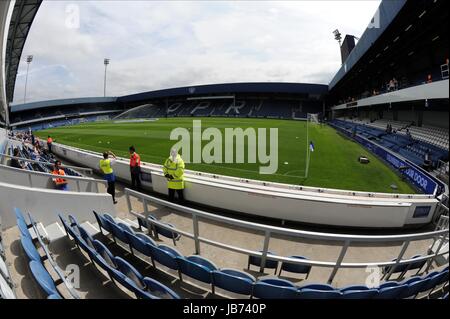 Ansicht innen LOFTUS ROAD Erden QPR V BOLTON WANDERERS LOFTUS ROAD Stadion LONDON ENGLAND 13. August 2011 Stockfoto