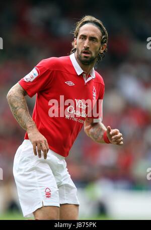 JONATHAN GREENING NOTTINGHAM FOREST FC Watford FC Stadt Boden NOTTINGHAM ENGLAND 20. August 2011 Stockfoto