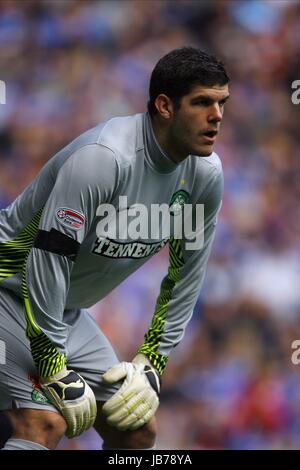 FRASER FORSTER GLASGOW CELTIC FC GLASGOW CELTIC FC IBROX GLASGOW Schottland 18. September 2011 Stockfoto