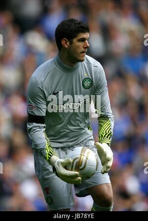 FRASER FORSTER GLASGOW CELTIC FC GLASGOW CELTIC FC IBROX GLASGOW Schottland 18. September 2011 Stockfoto