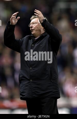 SIR ALEX FERGUSON STOKE CITY V MANCHESTER UNITED die BRITANNIA STADIUM STOKE-ON-TRENT ENGLAND 24. September 2011 Stockfoto