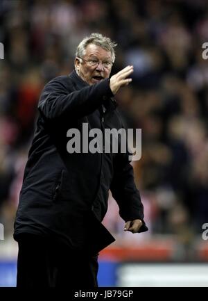 SIR ALEX FERGUSON STOKE CITY V MANCHESTER UNITED die BRITANNIA STADIUM STOKE-ON-TRENT ENGLAND 24. September 2011 Stockfoto