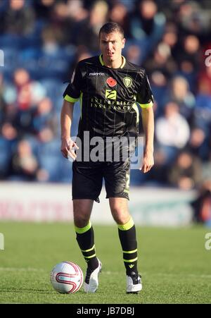 PAUL CONNOLLY LEEDS UNITED FC Burnley FC TURF MOOR BURNLEY ENGLAND 19. November 2011 Stockfoto