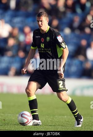 PAUL CONNOLLY LEEDS UNITED FC Burnley FC TURF MOOR BURNLEY ENGLAND 19. November 2011 Stockfoto