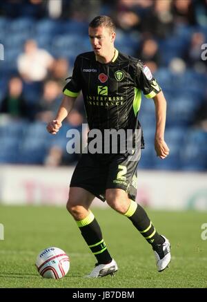 PAUL CONNOLLY LEEDS UNITED FC Burnley FC TURF MOOR BURNLEY ENGLAND 19. November 2011 Stockfoto