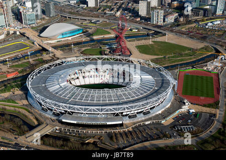 Queen Elizabeth Park am Stratford in London. Stockfoto