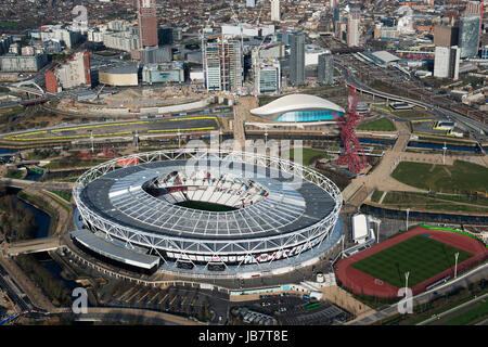 Queen Elizabeth Park am Stratford in London. Stockfoto