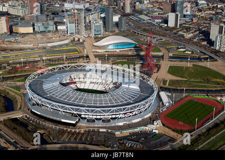 Queen Elizabeth Park am Stratford in London. Stockfoto