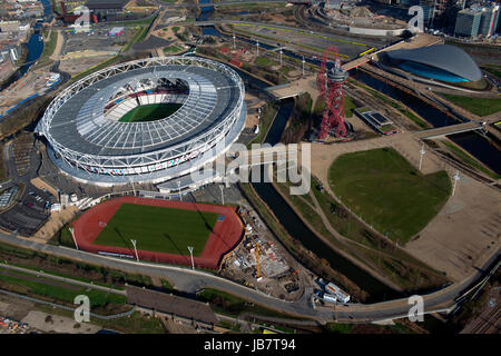 Queen Elizabeth Park am Stratford in London. Stockfoto