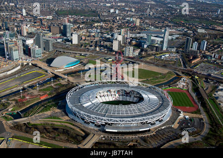 Queen Elizabeth Park am Stratford in London. Stockfoto