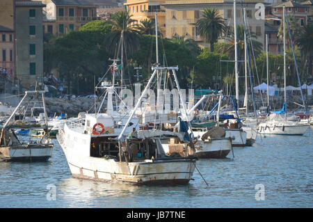 Angelboote/Fischerboote Stockfoto