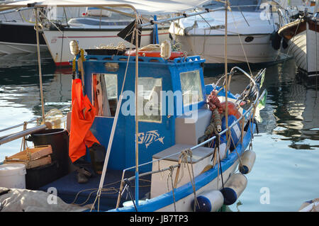 Angelboote/Fischerboote Stockfoto