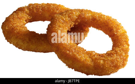Zwiebelringe Stockfoto