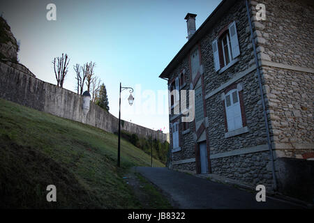 Haus in Lourdes Stockfoto