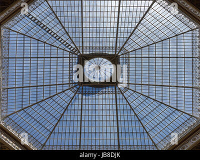 Glas-Oberlicht des Palácio da Bolsa tun Porto, Portugal Stockfoto