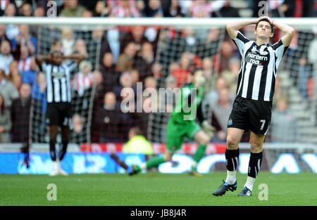 S AMEOBI C GORDON W BARTON SUNDERLAND V NEWCASTLE SUNDERLAND V NEWCASTLE UNITED Stadion von leichten SUNDERLAND ENGLAND 16 Januar Stockfoto