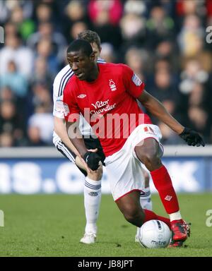 GUY MOUSSI NOTTINGHAM FOREST FC Watford FC PRIDE PARK DERBY ENGLAND 22. Januar 2011 Stockfoto