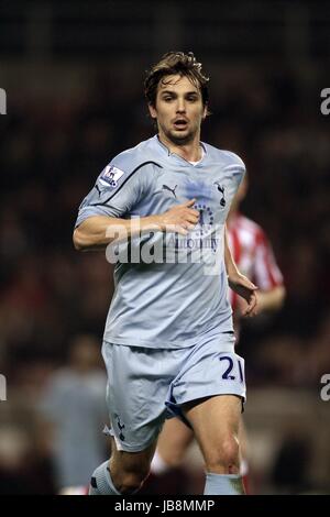 NIKO KRANJCAR TOTTENHAM HOTSPUR FC TOTTENHAM HOTSPUR FC Stadion von leichten SUNDERLAND ENGLAND 12. Februar 2011 Stockfoto