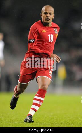 ROBERT EARNSHAW WALES NOTTINGHAM FOREST FC WALES & NOTTINGHAM FOREST FC AVIVA STADIUM DUBLIN Republik Irland 08 Februar 2 Stockfoto