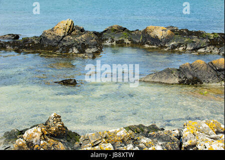 Schöne Seelandschaft in Skerries Town, Irland Stockfoto