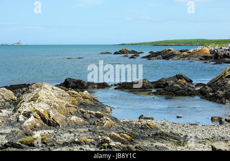 Schöne Seelandschaft in Skerries Town, Irland Stockfoto