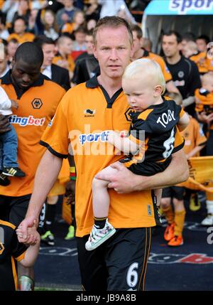 JODY CRADDOCK WOLVERHAMPTON wandert FC WOLVERHAMPTON WANDERS FC MOLINEUX WOLVERHAMPTON ENGLAND 22. Mai 2011 Stockfoto