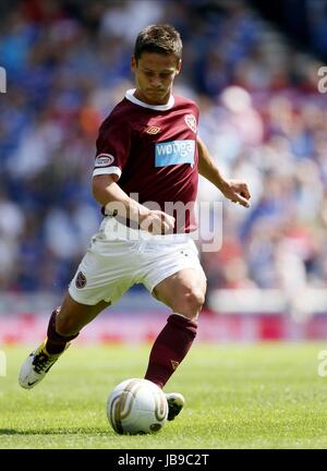 IAN BLACK HEART OF MIDLOTHIAN FC HEART OF MIDLOTHIAN FC IBROX GLASGOW Schottland 23. Juli 2011 Stockfoto