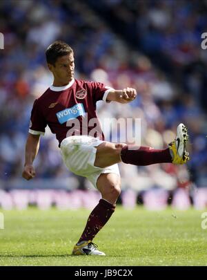 IAN BLACK HEART OF MIDLOTHIAN FC HEART OF MIDLOTHIAN FC IBROX GLASGOW Schottland 23. Juli 2011 Stockfoto