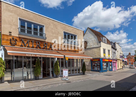 COLCHESTER TOWN CENTER.  BRITAINS ÄLTESTE AUFGEZEICHNETE STADT Stockfoto