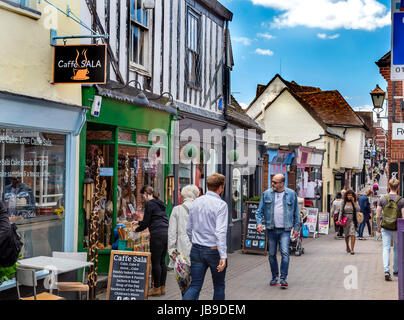 COLCHESTER TOWN CENTER.  BRITAINS ÄLTESTE AUFGEZEICHNETE STADT Stockfoto