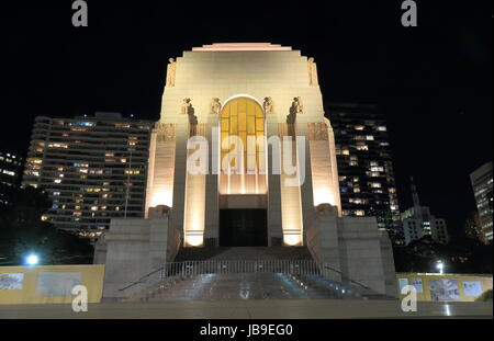 ANZAC Kriegerdenkmal in Hyde Park Sydney Australia. Stockfoto