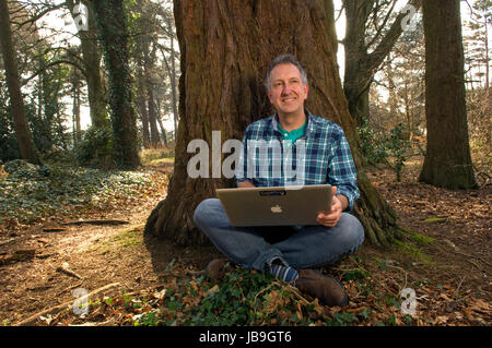 Naturforscher, Autor und Rundfunksprecher Mark Carwardine. Stockfoto