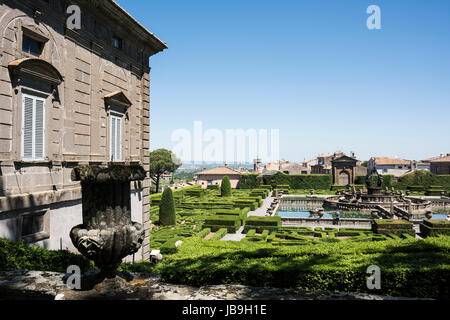 Bagnaia. Viterbo. Italien. 16. Jahrhundert manieristischen Stil Villa Lante und Gärten, im Auftrag von Kardinal Gianfrancesco Gambara. Stockfoto