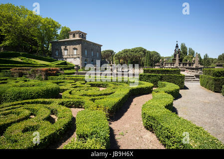 Bagnaia. Viterbo. Italien. 16. Jahrhundert manieristischen Stil Villa Lante und Gärten, im Auftrag von Kardinal Gianfrancesco Gambara. Stockfoto