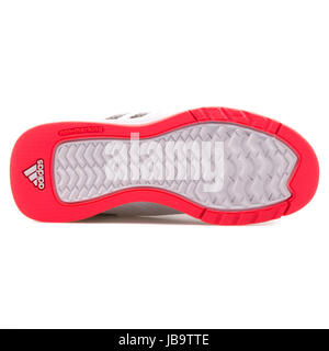 Adidas Jan BS 2 C weiß und grau Kids Sport Sneaker - B23903 Stockfoto