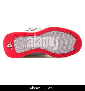 Adidas Jan BS 2 Mitte C weiß, grau und rot Kinder Sportschuhe - B23905 Stockfoto