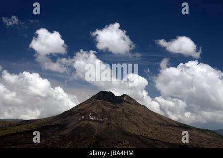 Asien, Suedost, Indonesien, Bali, Insel, Zentral-Bali, Lake Batur, sehen, Vulkan, Landschaft, (Urs Flueeler) Stockfoto