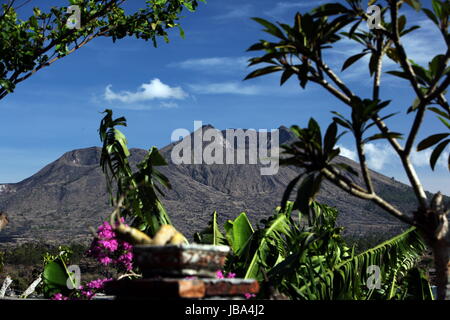 Asien, Suedost, Indonesien, Bali, Insel, Zentral-Bali, Lake Batur, sehen, Vulkan, Landschaft, (Urs Flueeler) Stockfoto