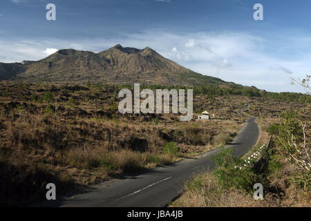 Asien, Suedost, Indonesien, Bali, Insel, Zentral-Bali, Lake Batur, Gunung Batur, Vulkan, Landschaft, (Urs Flueeler) Stockfoto