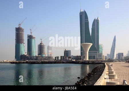 Bahrain Financial Harbour in Manama, Nahost Stockfoto