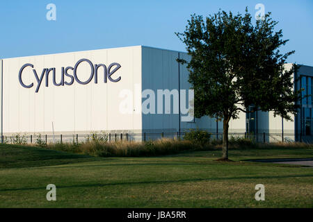 Ein Logo Zeichen außerhalb eines CyrusOne-Rechenzentrums in Houston, Texas, am 27. Mai 2017. Stockfoto